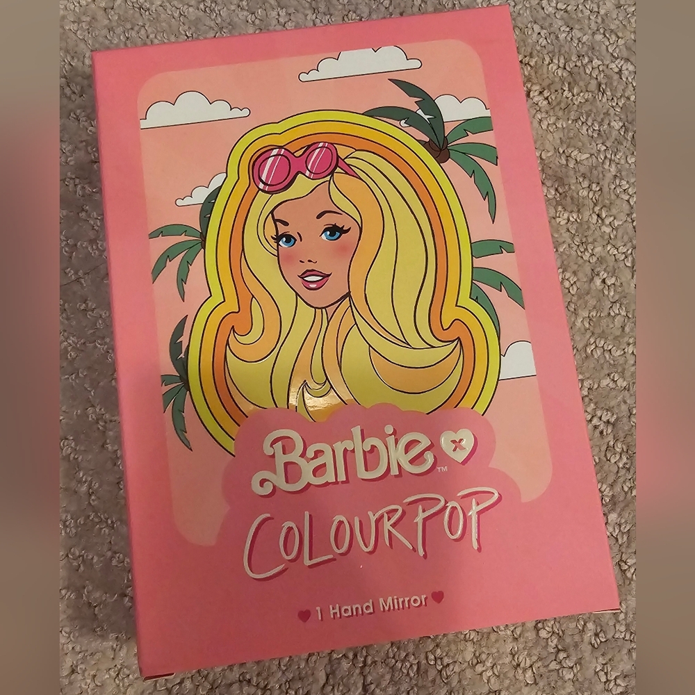 Barbie ColourPop Hand Mirror *new* - Picture 1 of 6